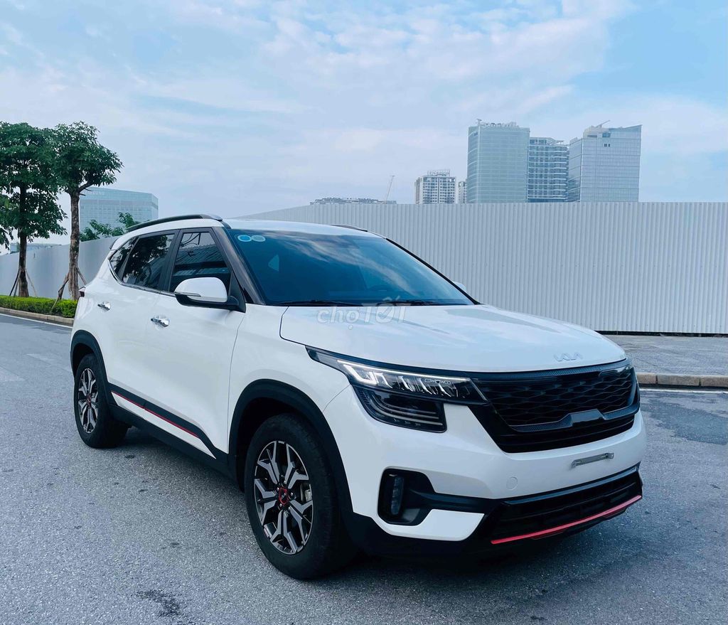 Kia Seltos 1.4Tubor Pre Xline,màu Trắng.. Mua bán Ô tô tại Quận Cầu Giấy Hà Nội được đăng bởi CHỢ ÔTÔ CẦU GIẤY hình 1
