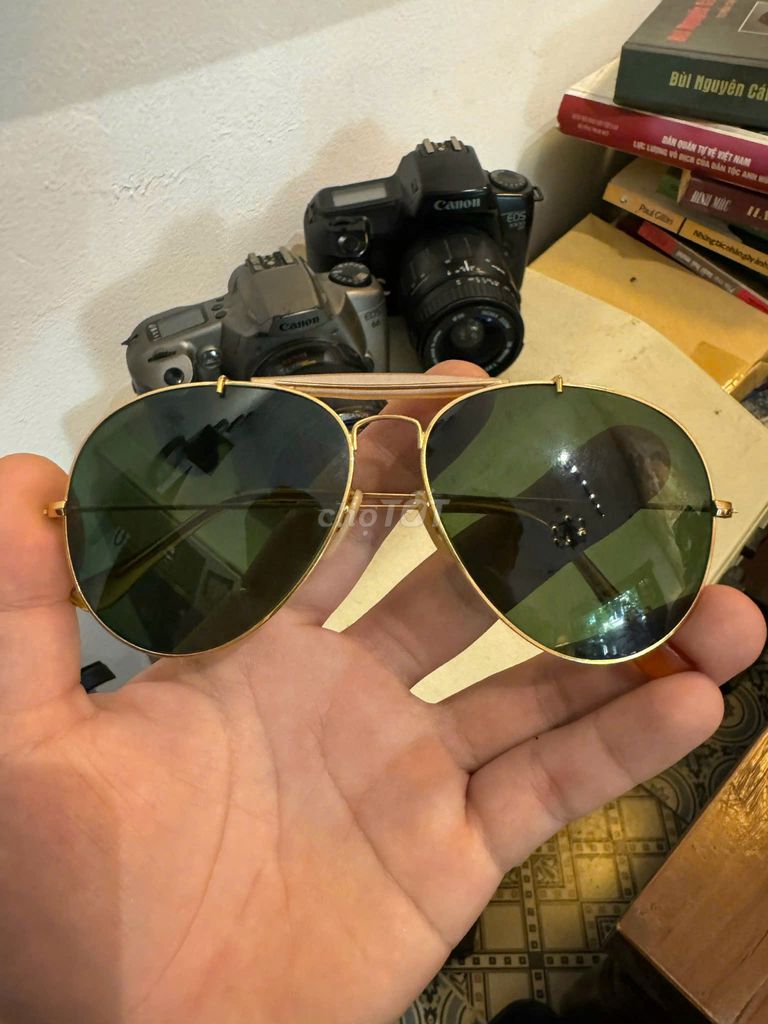 RayBan tướng quân bọc vàng 1/30 zin nguyên bản 12k