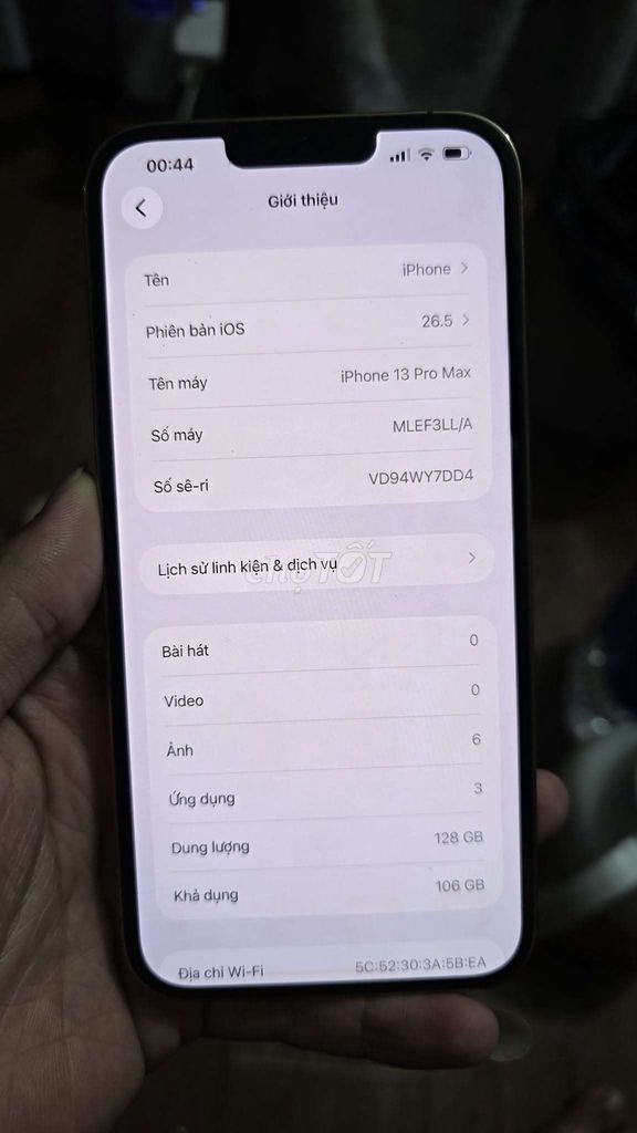 Apple iPhone 13 Pro Max 128GB Vàng. Mua bán Điện thoại tại Huyện Kiến Xương Thái Bình được đăng bởi Trần Minh Đức hình 1