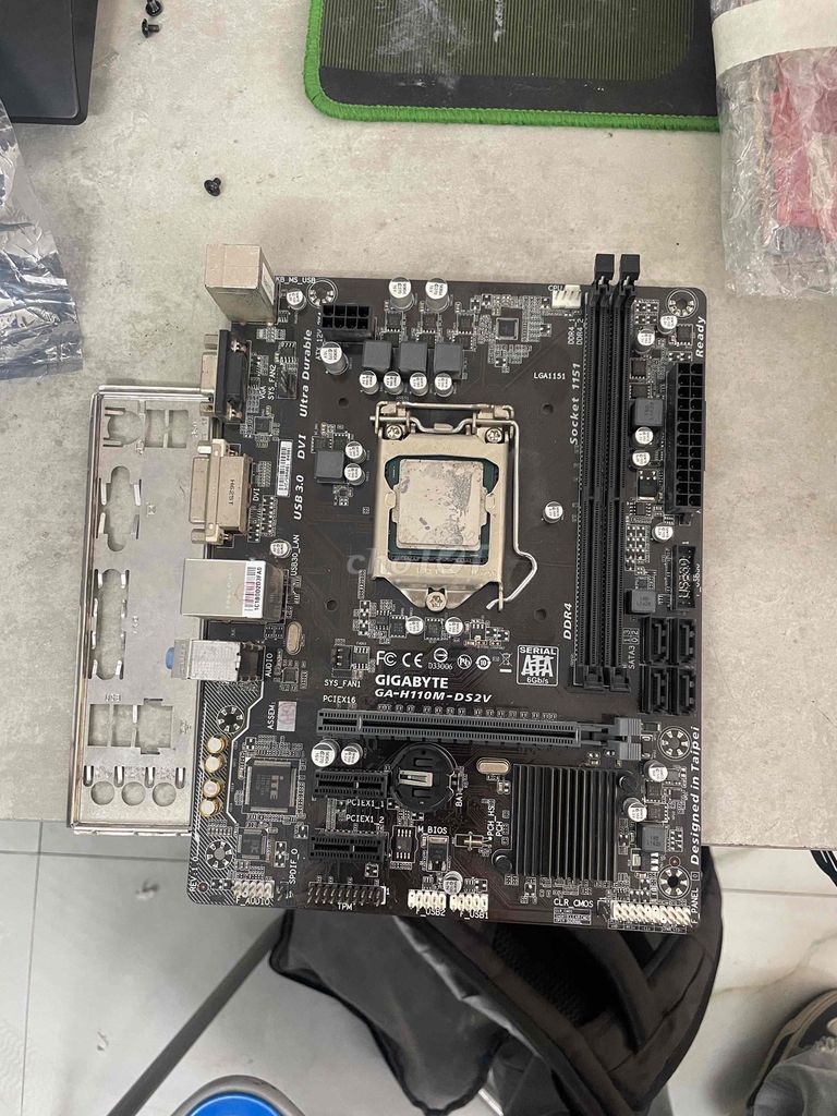 Bo mạch chủ Gigabyte GA-H110M-DS2V + cpu g4400. Mua bán Linh kiện (RAM, Card...) tại Quận Hà Đông Hà Nội được đăng bởi linh kiện thanh lý giá tốt hình 1