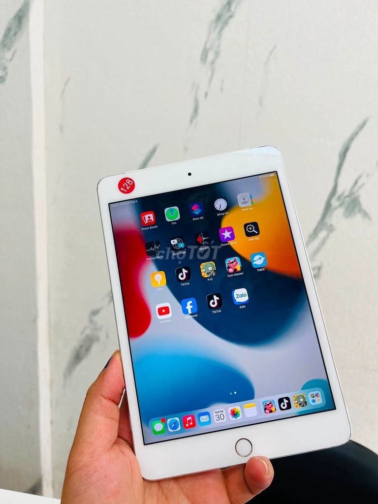 Apple iPad Mini 4 128GB 4G Bạc. Mua bán Máy tính bảng tại Quận Ba Đình Hà Nội được đăng bởi Hội Đồ Điện Tử hình 1