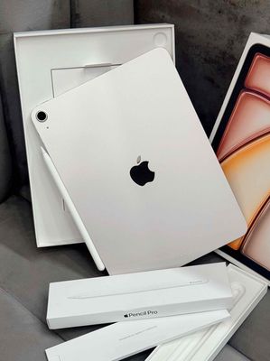 iPad Air M3 128GB Starlight 128Gb Sạc ít Keng Đẹp
