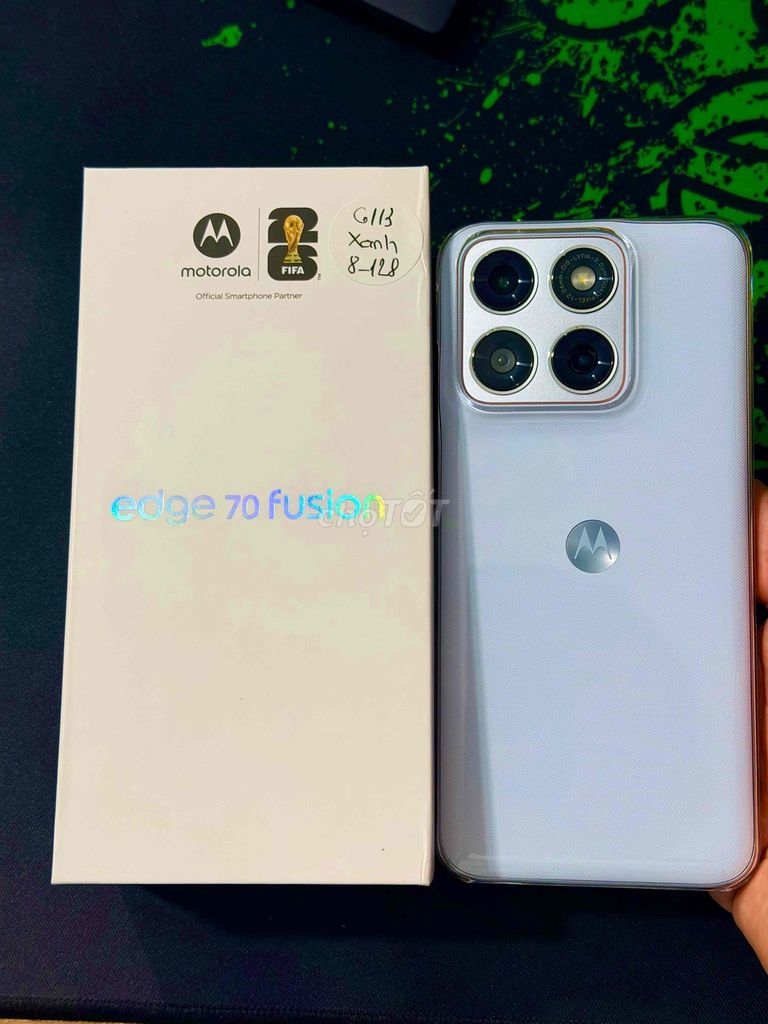 Motorola Edge 70 Fusion 8GB/128GB Xanh. Mua bán Điện thoại tại Thành phố Vĩnh Long Vĩnh Long được đăng bởi Đại Dương hình 1