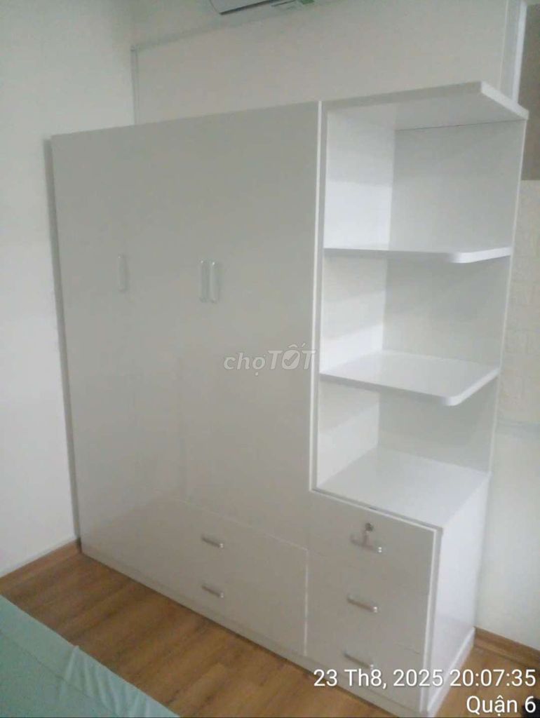TỦ NHỰA ĐÀI LOAN 3 CÁNH 1 KỆ MÀU TRẮNG. Mua bán Tủ, kệ gia đình tại Thị xã Tân Uyên Bình Dương được đăng bởi Tủ nhựa đài loan hoàng quân hình 1