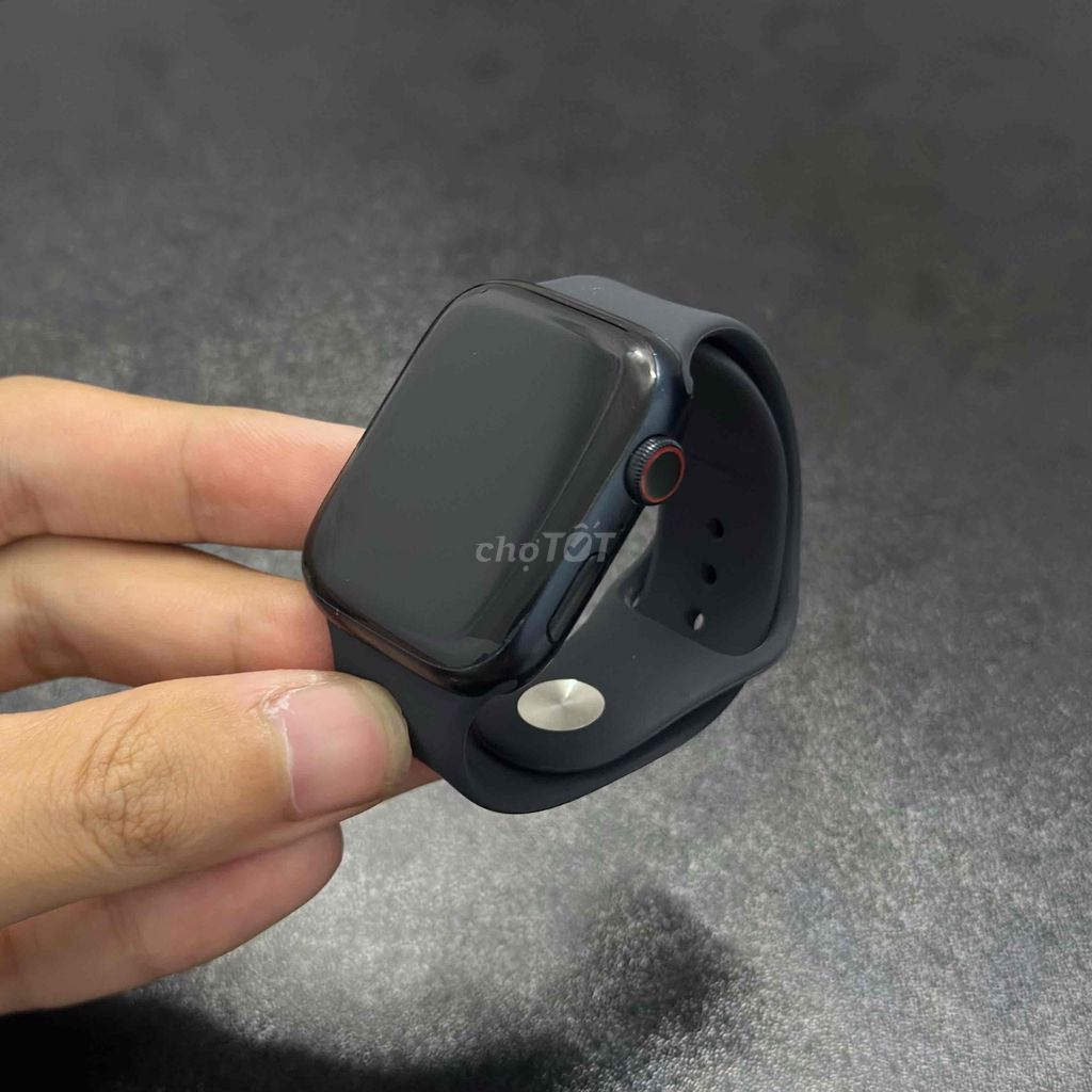 Apple Watch Series 7 45mm Midnight Esim VN/A. Mua bán Thiết bị đeo thông minh tại Huyện Nhà Bè Tp Hồ Chí Minh được đăng bởi Nguyễn Hữu Thắng hình 1