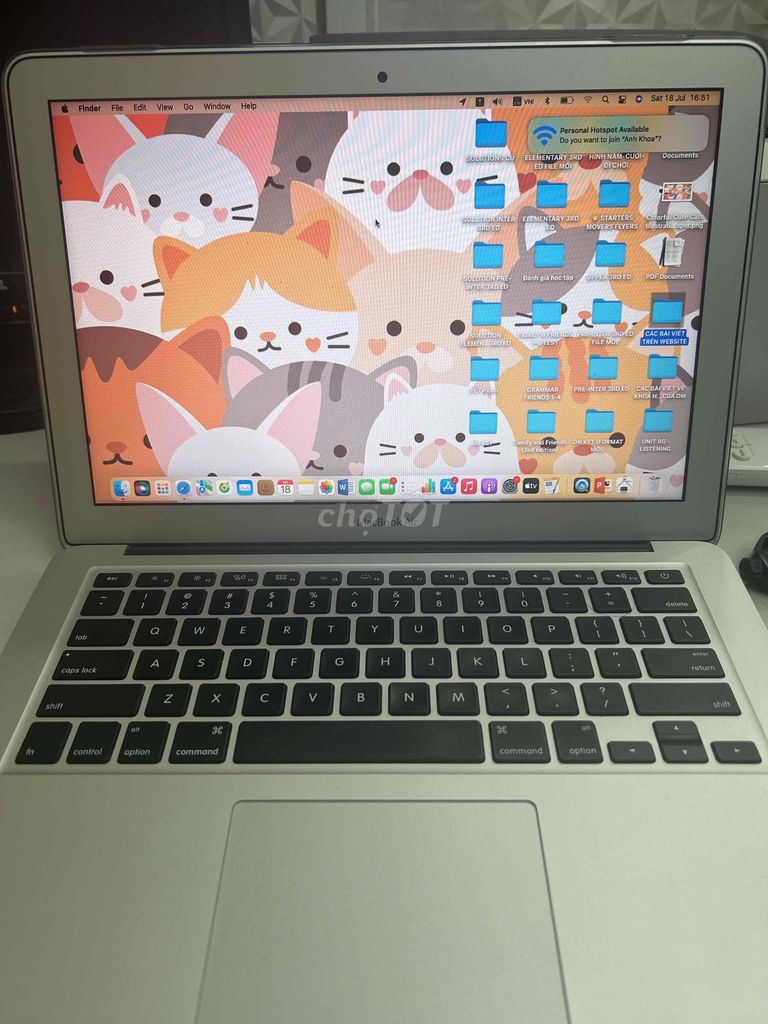 Apple MacBook Air i5 8GB/128G Bạc. Mua bán Laptop tại Quận 1 Tp Hồ Chí Minh được đăng bởi Đỗ Anh Khoa hình 1