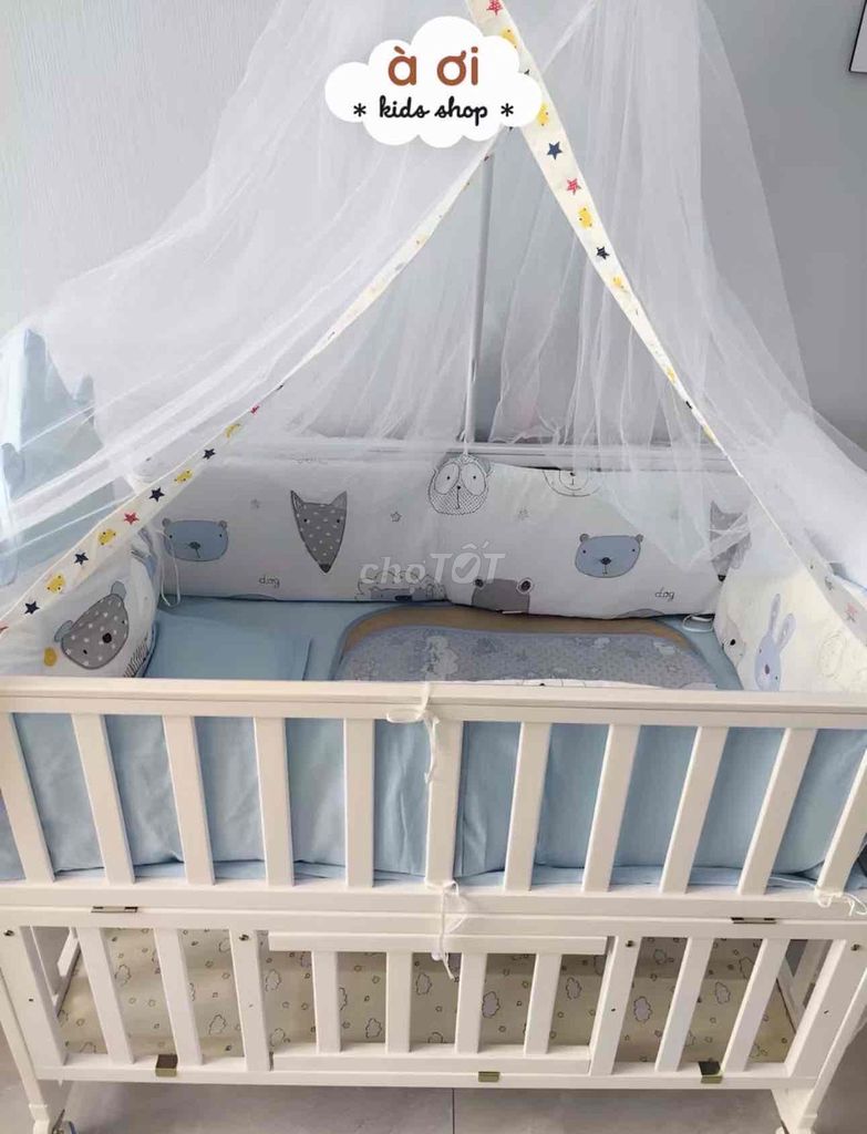 Nôi cũi em bé + nôi tre. Mua bán Mẹ và bé tại Thị xã Phú Mỹ Bà Rịa - Vũng Tàu được đăng bởi Sang Nguyen hình 1