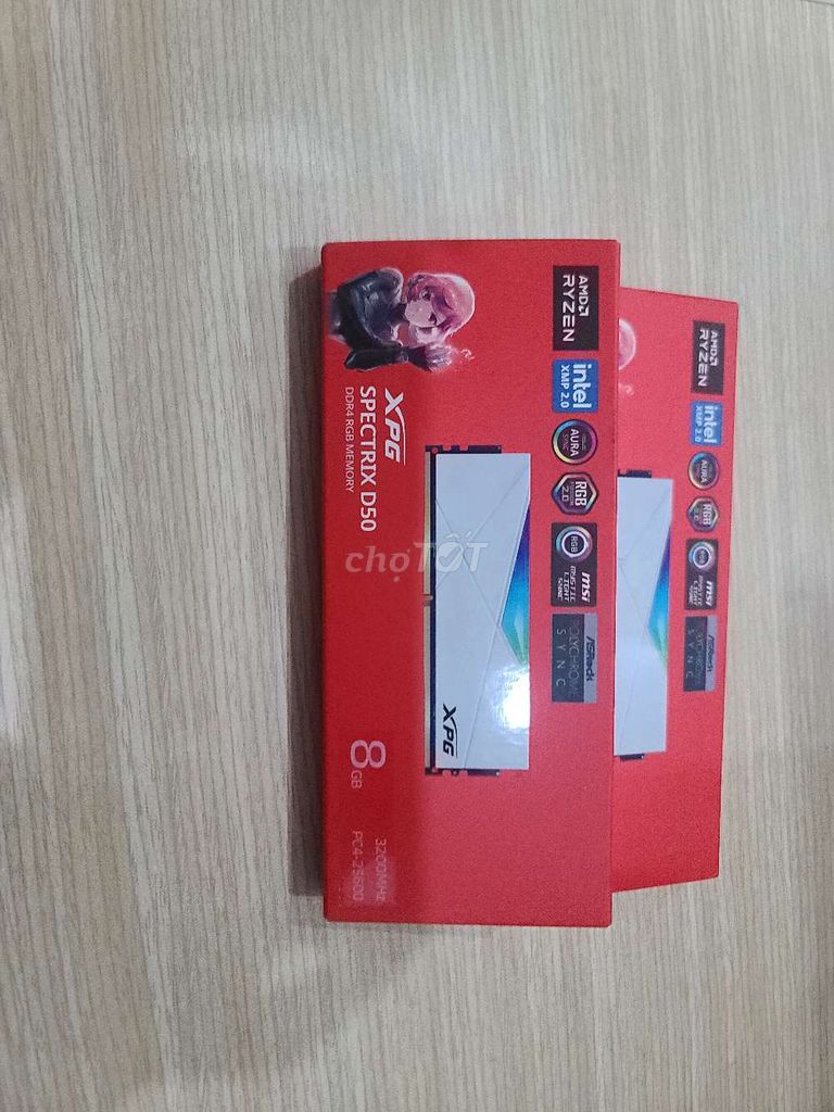 Cặp RAM XPG Spectrix D50 DDR4 (8Gb x 2). Mua bán Linh kiện (RAM, Card...) tại Huyện Bình Chánh Tp Hồ Chí Minh được đăng bởi Kiwi hình 1