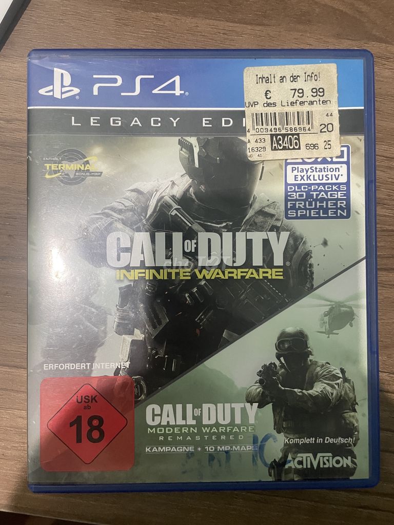 Đĩa ps4 Call of Duty Infinity Warfare