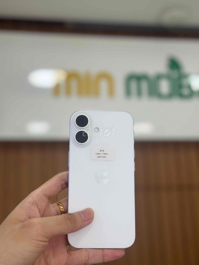 📱 iPhone 16 128GB Trắng Khay SIM | Góp nợ xấ u. Mua bán Điện thoại tại Quận Ngô Quyền Hải Phòng được đăng bởi TRAN SONG HA hình 1