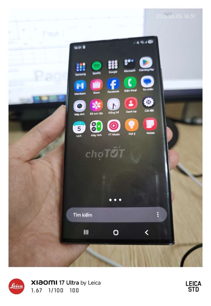 Samsung S23 Ultra 256GB Xám Đã thay màn. Mua bán Điện thoại tại Quận Hà Đông Hà Nội được đăng bởi Trần Công Trung hình 1