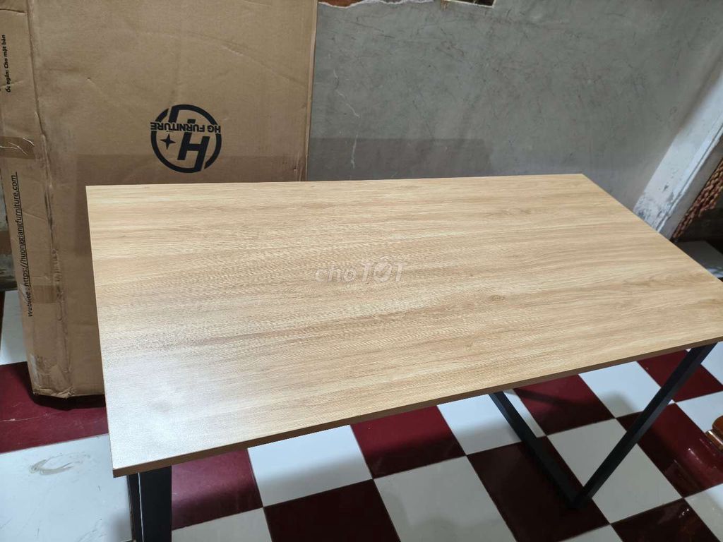 Bàn làm việc Gỗ Kim loại Mới, 120x60x75cm. Mua bán Bàn ghế tại Huyện Tam Bình Vĩnh Long được đăng bởi Danh 504 hình 1