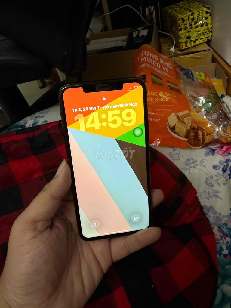Apple iPhone 11 Pro Max QTe 64gb truetone face ok. Mua bán Điện thoại tại Thành phố Thủ Đức Tp Hồ Chí Minh được đăng bởi bin  hình 1