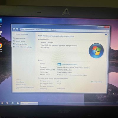 Bán & GL Laptop Acer Aspire S3 Core i5 2467M