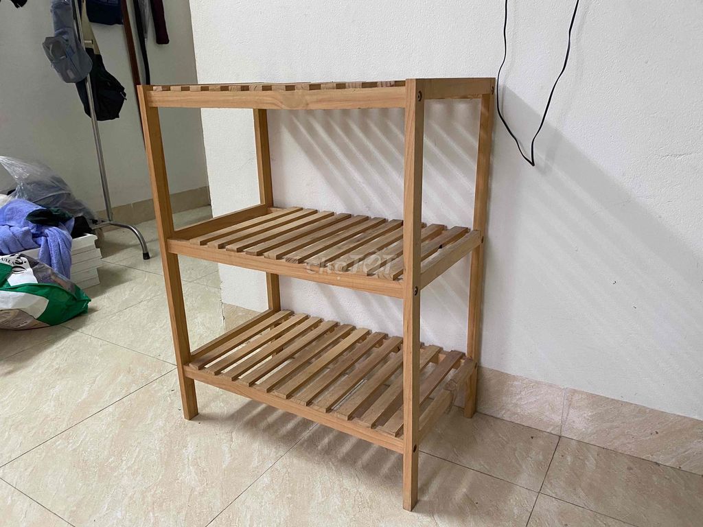Kệ gỗ 3 tầng 80x60x30cm. Mua bán Tủ, kệ gia đình tại Quận Ba Đình Hà Nội được đăng bởi Khanh Do Ngoc hình 1