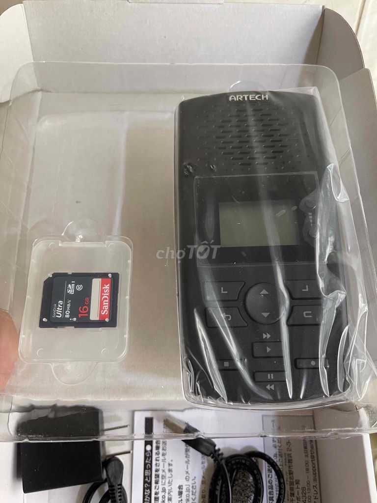 Máy ghi âm ARTECH AR100 16GB Đen Nhật Bản Mới. Mua bán Phụ kiện (Màn hình, Chuột...) tại Thành phố Huế Thừa Thiên Huế được đăng bởi A Na hình 1