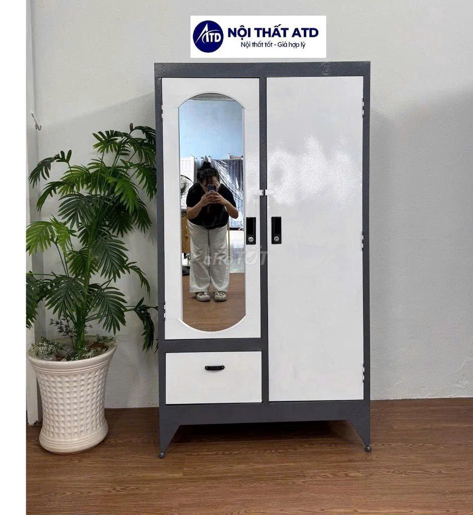 TỦ SẮT – TỦ SẮT QUẦN ÁO – TỦ QUẦN ÁO SẮT. Mua bán Tủ, kệ gia đình tại Thành phố Biên Hòa Đồng Nai được đăng bởi Tổng Kho Nội Thất Sài Gòn hình 1