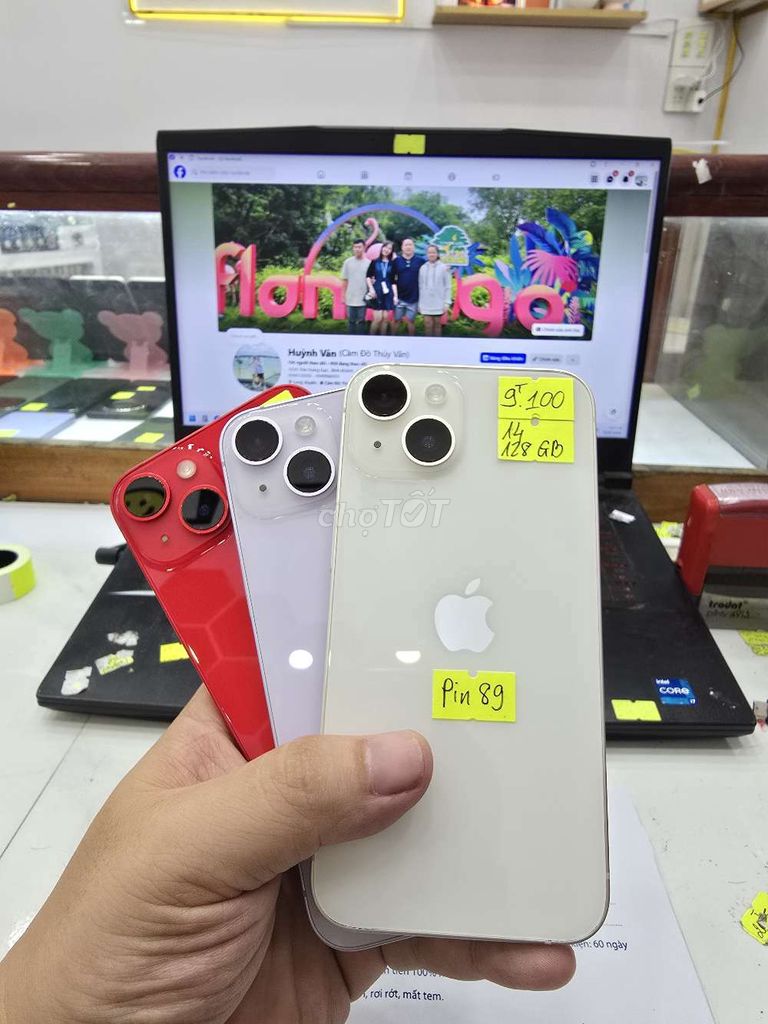 Apple iPhone 14 Thường 128GB - Có Ổ Sim. Mua bán Điện thoại tại Thành phố Long Xuyên An Giang được đăng bởi Facebook Cầm Đồ Thúy Vân hình 1