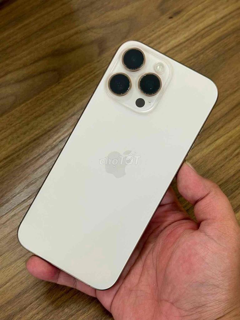 Apple iPhone 16 Pro Max 256GB Trắng 98%. Mua bán Điện thoại tại Thành phố Biên Hòa Đồng Nai được đăng bởi TRƯƠNG HUY HOÀNG hình 1