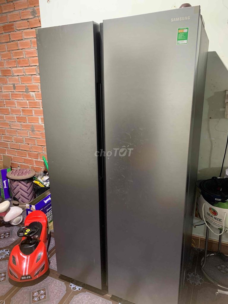 Tủ lạnh Samsung 650L Xám. Mua bán Tủ lạnh tại Thành phố Tây Ninh Tây Ninh được đăng bởi Hoang hình 1