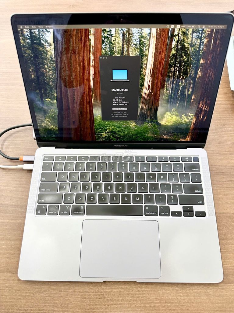 Apple Macbook Air M1 13 inch 8GB/256GB. Mua bán Laptop tại Thành phố Thủ Dầu Một Bình Dương được đăng bởi Nguyễn Tài hình 1
