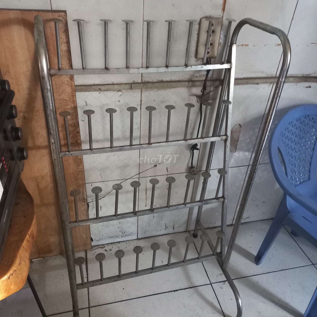 Kệ úp ly Inox Bạc. Mua bán Dụng cụ nhà bếp tại Huyện Hóc Môn Tp Hồ Chí Minh được đăng bởi lương viết tĩnh hình 1