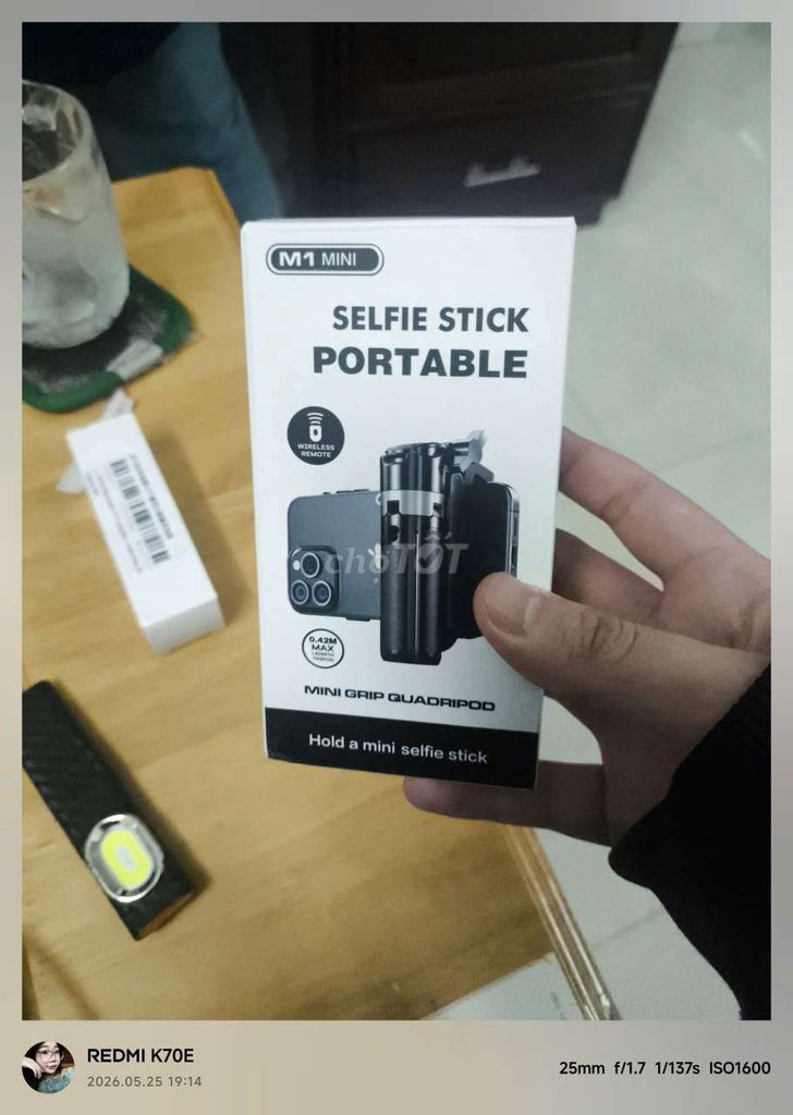 Gậy selfie M1 Mini Đen. Mua bán Phụ kiện (Màn hình, Chuột...) tại Quận Ninh Kiều Cần Thơ được đăng bởi Huysoset hình 1
