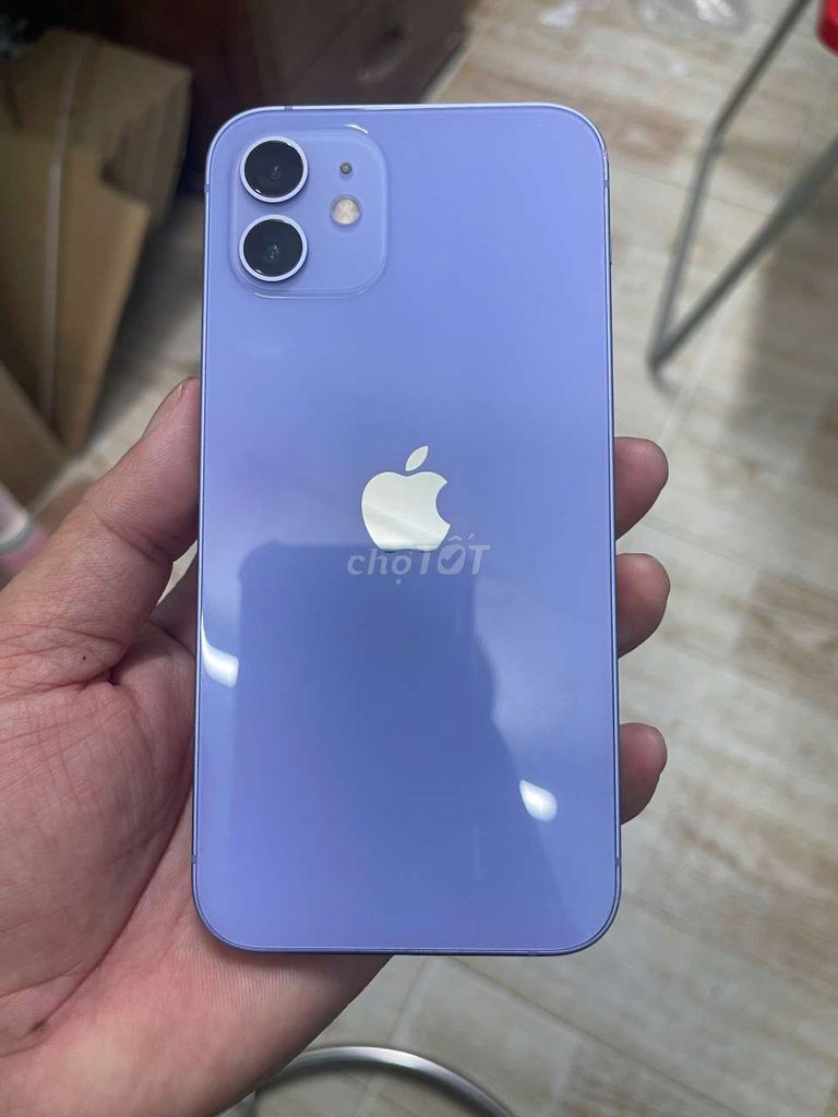 iPhone 12 Tím 64GB - Xuất xứ Hàn Quốc. Mua bán Điện thoại tại Quận 7 Tp Hồ Chí Minh được đăng bởi ĐẠI Home anh Mobile hình 1