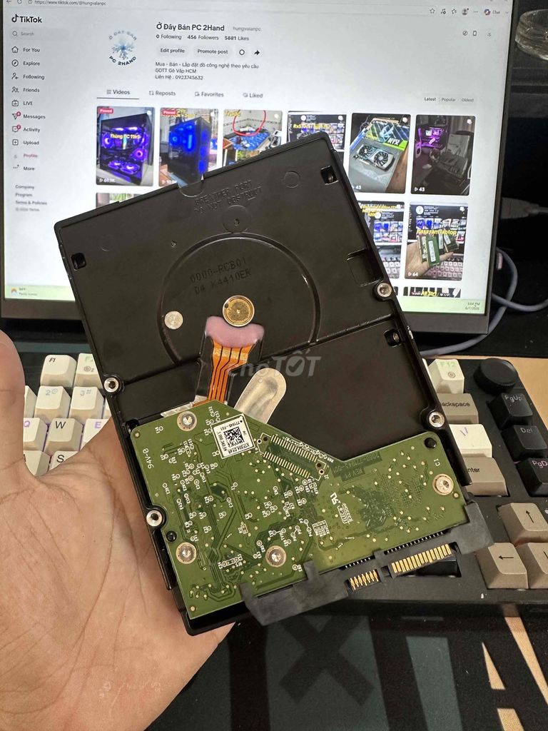 Ổ cứng HDD WD Red 4TB. Mua bán Linh kiện (RAM, Card...) tại Quận Gò Vấp Tp Hồ Chí Minh được đăng bởi Ở Đây Bán PC2hand tiktok hình 1