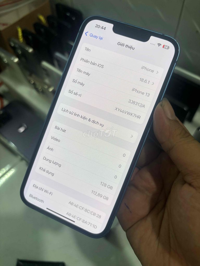 Apple iPhone 13 128GB Xanh. Mua bán Điện thoại tại Huyện Bình Chánh Tp Hồ Chí Minh được đăng bởi Lâm mobiphone hình 1