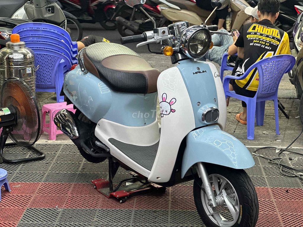Halim Crea 50cc 2022 Xanh dương 7000 km. Mua bán Xe máy tại Quận Bình Thạnh Tp Hồ Chí Minh được đăng bởi Chương Decal hình 1