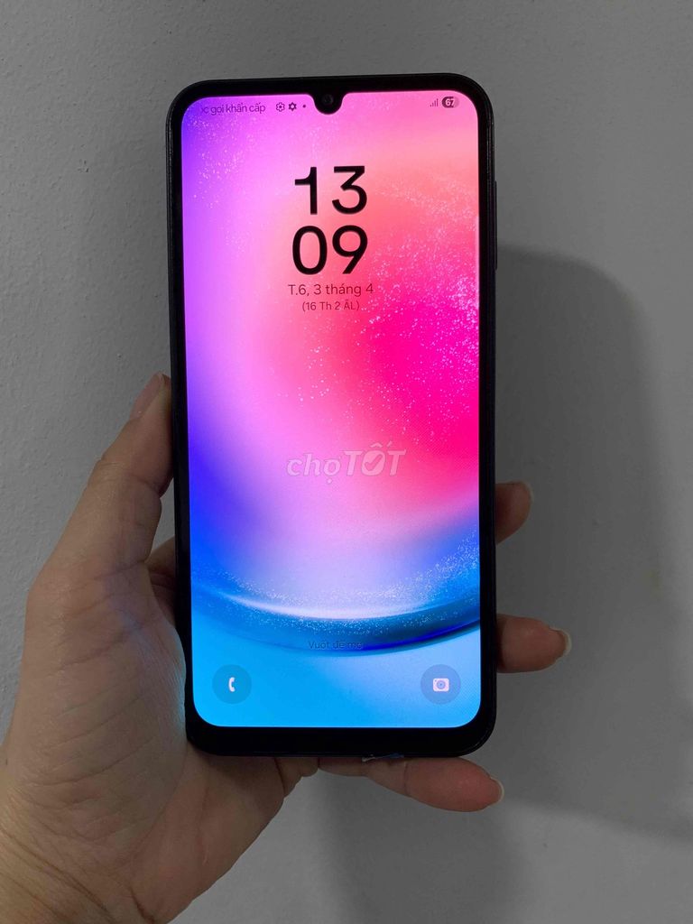 Samsung A24 128GB Đen Zin full. Mua bán Điện thoại tại Quận 4 Tp Hồ Chí Minh được đăng bởi susu hình 1