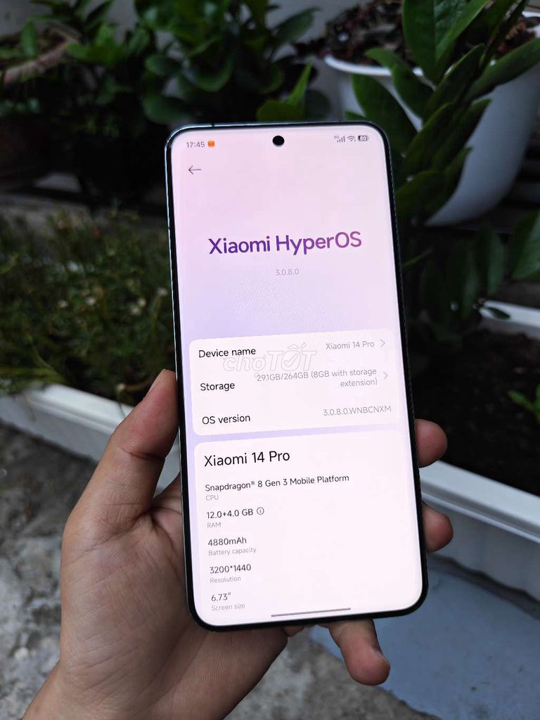 Xiaomi 14 Pro 12/256GB Xanh. Mua bán Điện thoại tại Quận Gò Vấp Tp Hồ Chí Minh được đăng bởi Nhi hình 1