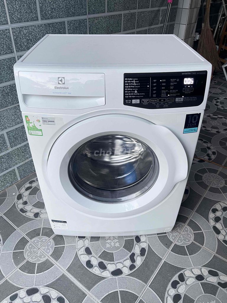 Máy giặt Electrolux 7.5kg Trắng tiết kiệm điện. Mua bán Máy giặt tại Quận Cái Răng Cần Thơ được đăng bởi Tiến hình 1