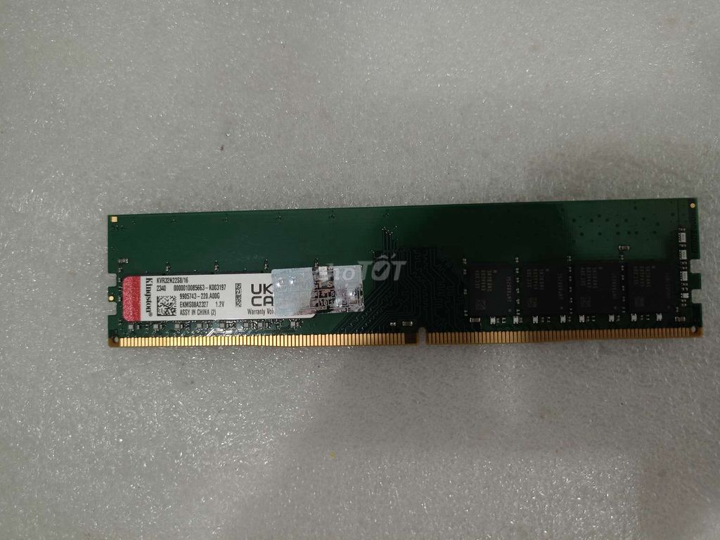 RAM Kingston 16GB DDR4. Mua bán Linh kiện (RAM, Card...) tại Thành phố Nha Trang Khánh Hòa được đăng bởi Nghĩa Đặng hình 1