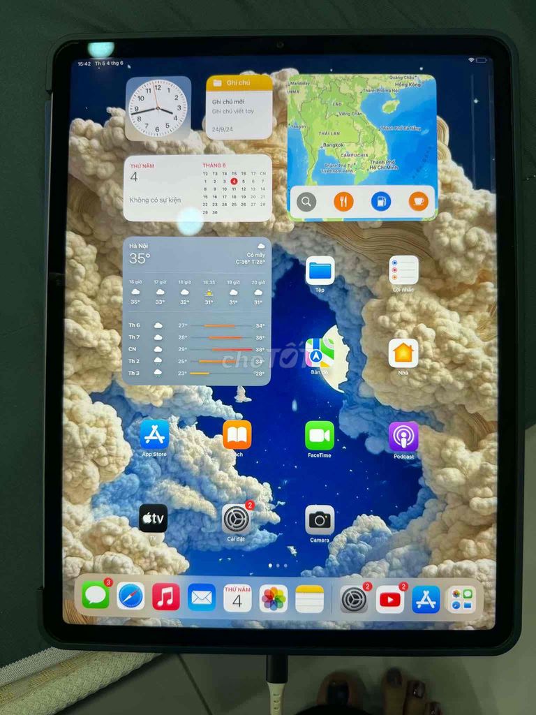 IPAD PRO M1 12.9 Thế Hệ 5 Mới. Mua bán Máy tính bảng tại Thành phố Thủ Đức Tp Hồ Chí Minh được đăng bởi XE ĐẸP  GÓP BAO NỢ XẤU THỦ ĐỨC hình 1