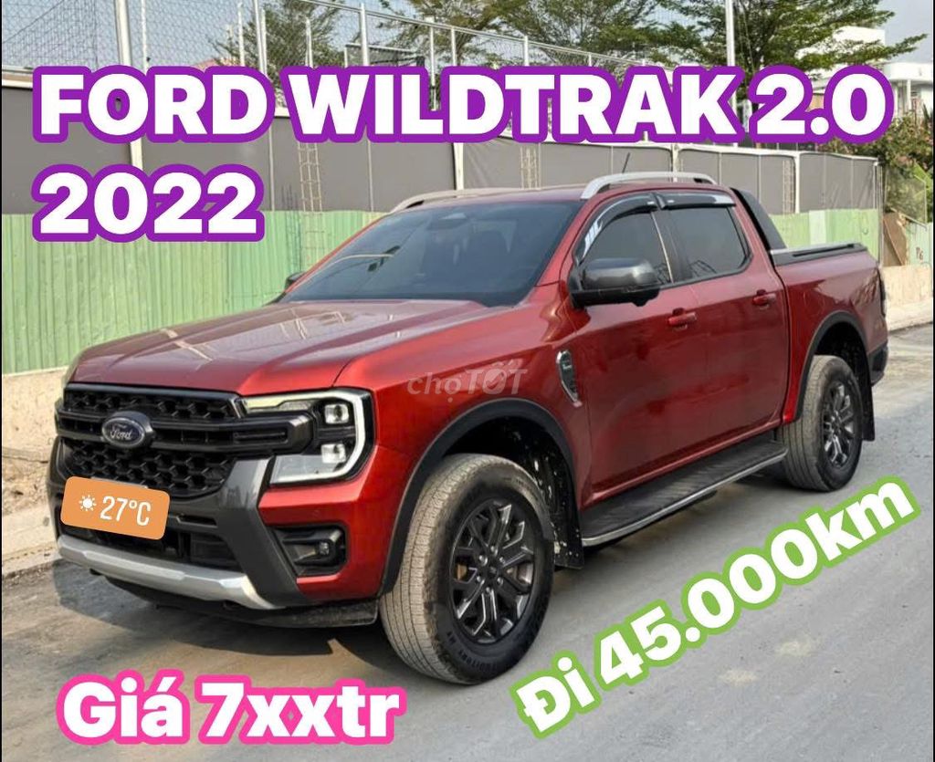 Ford Ranger 2022 Wildtrak 2.0L 4x4 AT - 45000 km