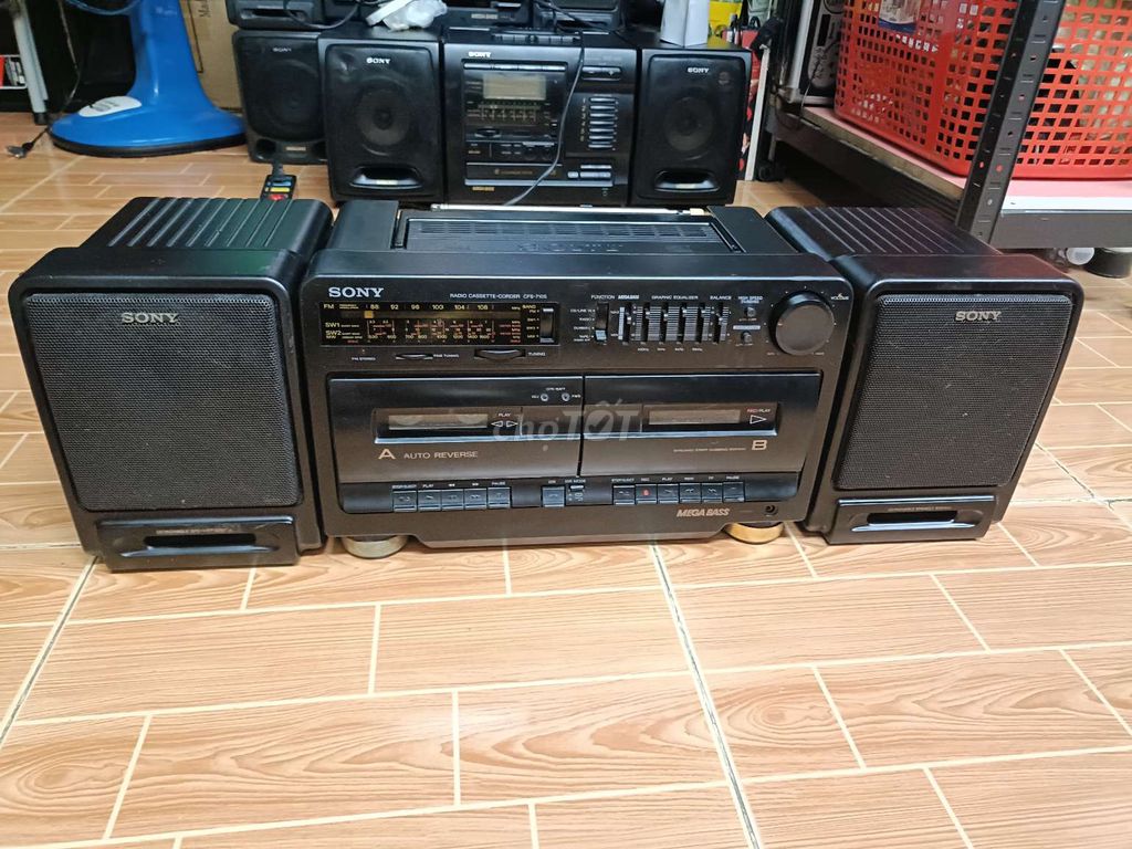 Sony 710 Đài cassette Đen Radio, Line, Băng. Mua bán Tivi, Âm thanh tại Quận Gò Vấp Tp Hồ Chí Minh được đăng bởi Còn tin còn hàng hình 1