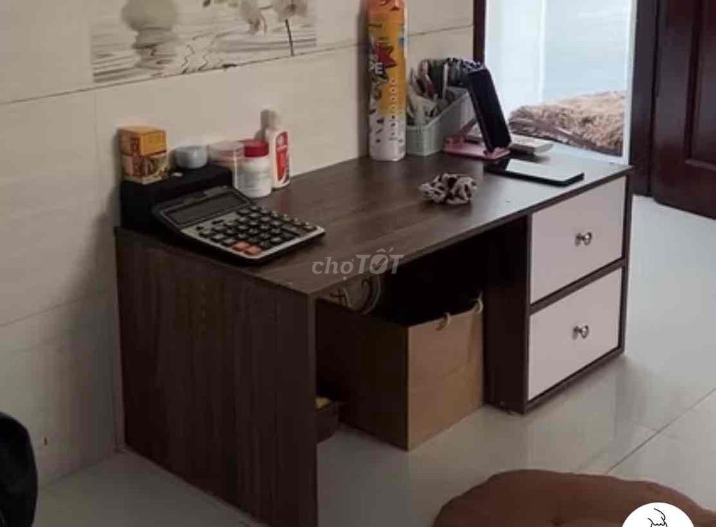 Bàn trang điểm Gỗ MDF Melamine Nâu 80x40x35cm. Mua bán Bàn ghế tại Huyện Nhà Bè Tp Hồ Chí Minh được đăng bởi Nguyet Que hình 1