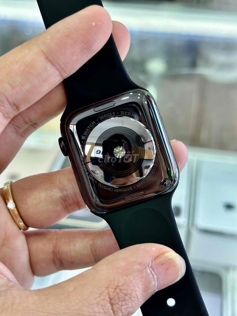 apple watch sr5/40 hermes đen