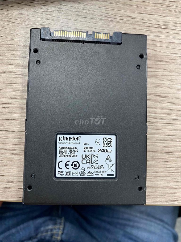 ổ cứng ssd 240gb. Mua bán Linh kiện (RAM, Card...) tại Quận Nam Từ Liêm Hà Nội được đăng bởi Phan Sang hình 1