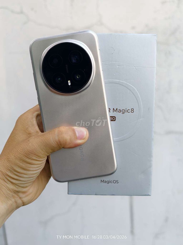 Honor Magic 8 Pro 5G 256GB Bạc. Mua bán Điện thoại tại Quận 5 Tp Hồ Chí Minh được đăng bởi TY  MON MOBILE hình 1