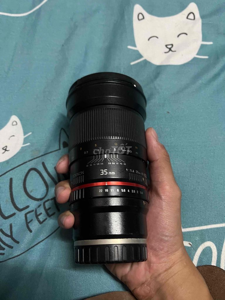 Lens MF Rokinon 35mm F1.4 for Canon