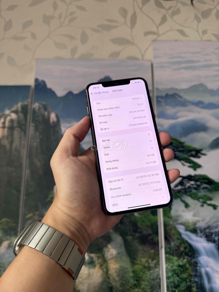 iPhone XS Max 64Gb Quốc Tế Full  IOS 15.2.1