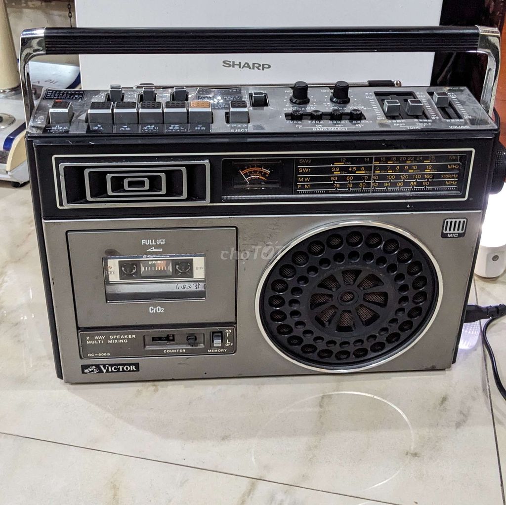 Đài Radio cassette cổ hiệu Victor Japan điện 100V. Mua bán Tivi, Âm thanh tại Quận Hải Châu Đà Nẵng được đăng bởi Lee Min Ho Đà Nẵng hình 2
