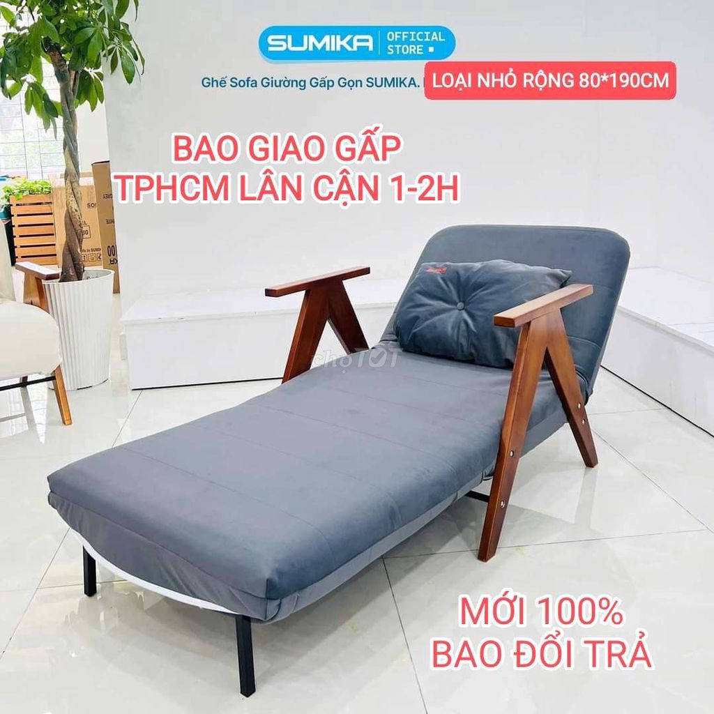 Ghế Sofa Giường Gấp Gọn Thông Minh SUMIKA 80*190cm