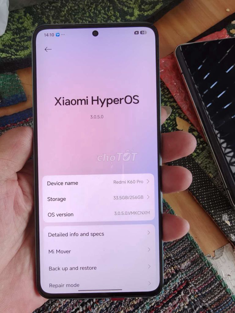 Xiaomi Redmi K60 Pro Xanh 12 256GB. Mua bán Điện thoại tại Thành phố Bến Tre Bến Tre được đăng bởi Từ Tuấn Bến Tre hình 1