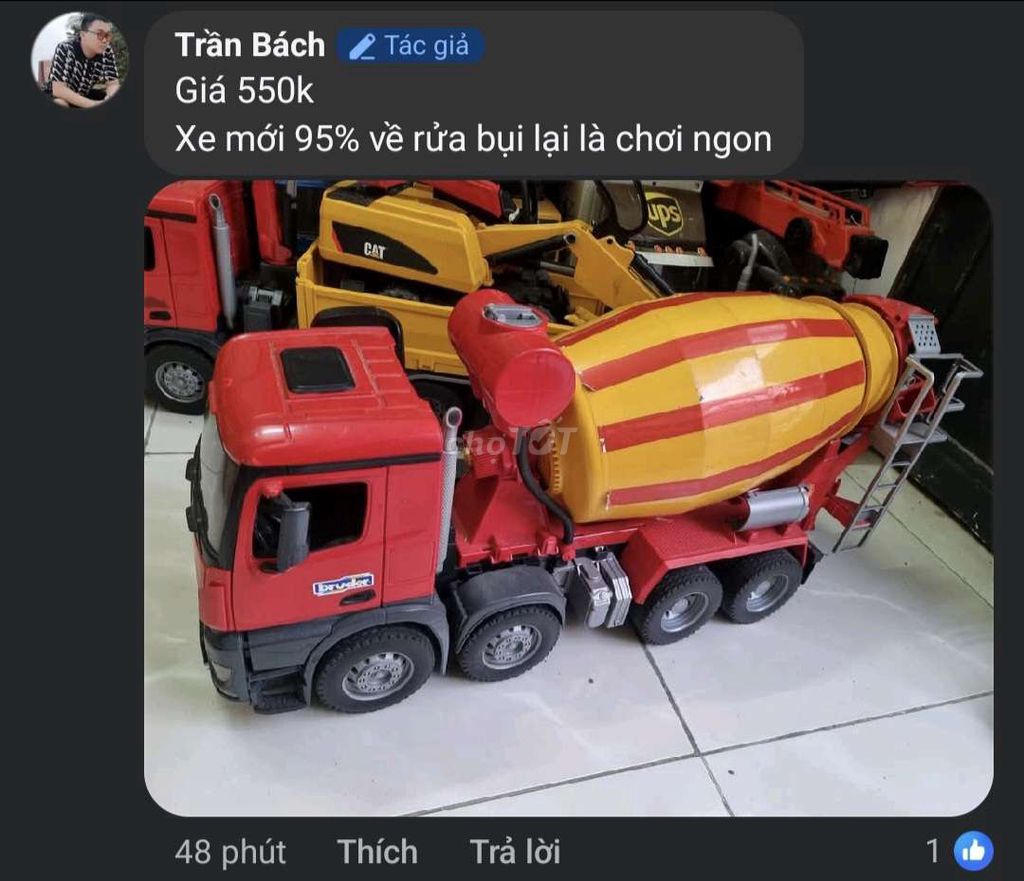 Thanh lý đồ chơi xe Bruder giá rẻ còn tốt!
