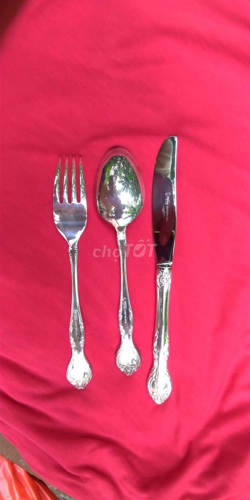 Bộ muỗng dao nĩa bạc. Mua bán Dụng cụ nhà bếp tại Quận Bình Thạnh Tp Hồ Chí Minh được đăng bởi Đồng hồ Đẹp hình 1