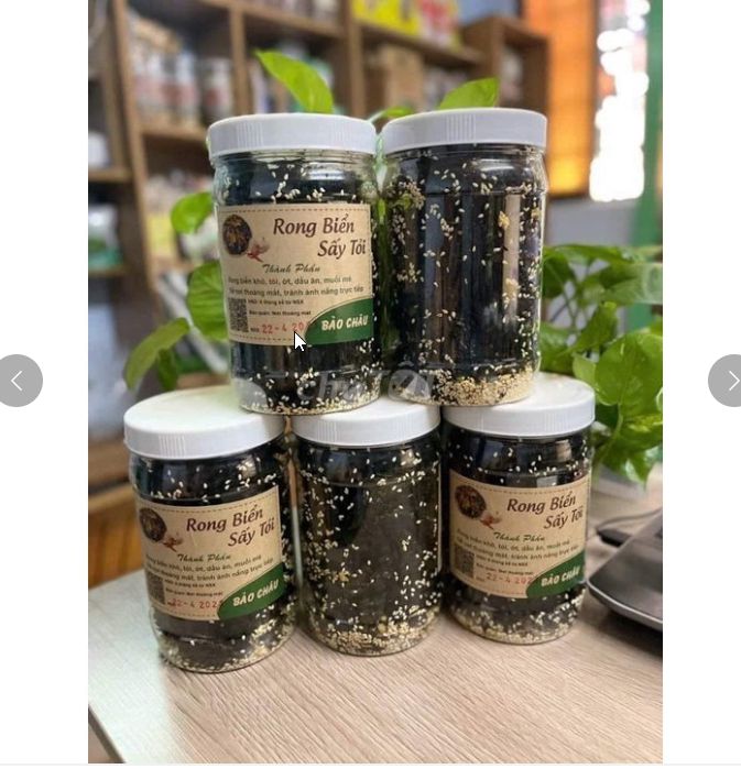 COMBO 5 HỦ RONG BIỂN SẤY TỎI MÈ, RONG BIỂN RẮC CƠM. Mua bán Đồ ăn, thực phẩm và các loại khác tại Quận Hoàng Mai Hà Nội được đăng bởi Siêu thị Anh Tú 68   hình 5